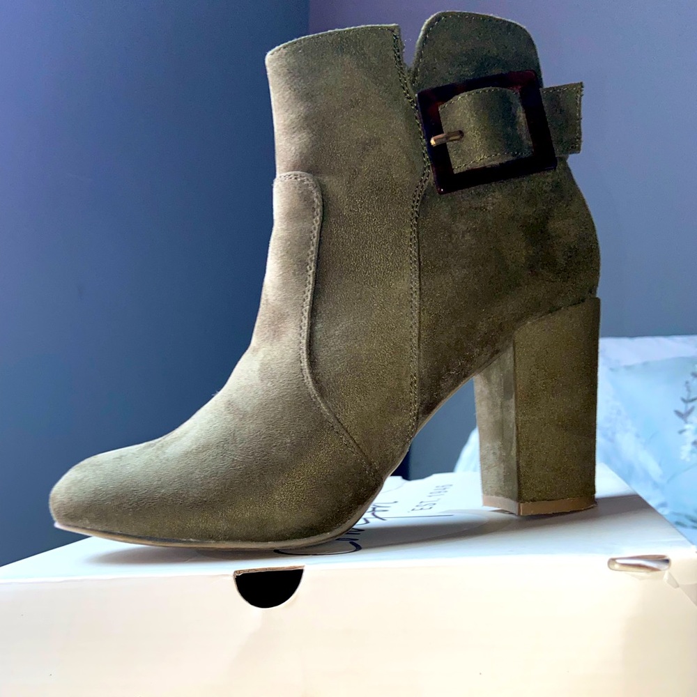 Olive green boot